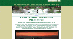 Desktop Screenshot of bronze-sculpture.net